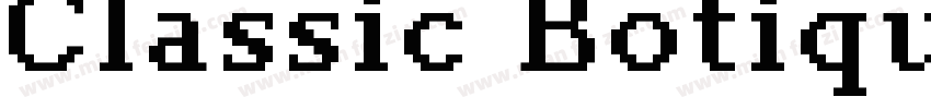 Classic Botique字体转换